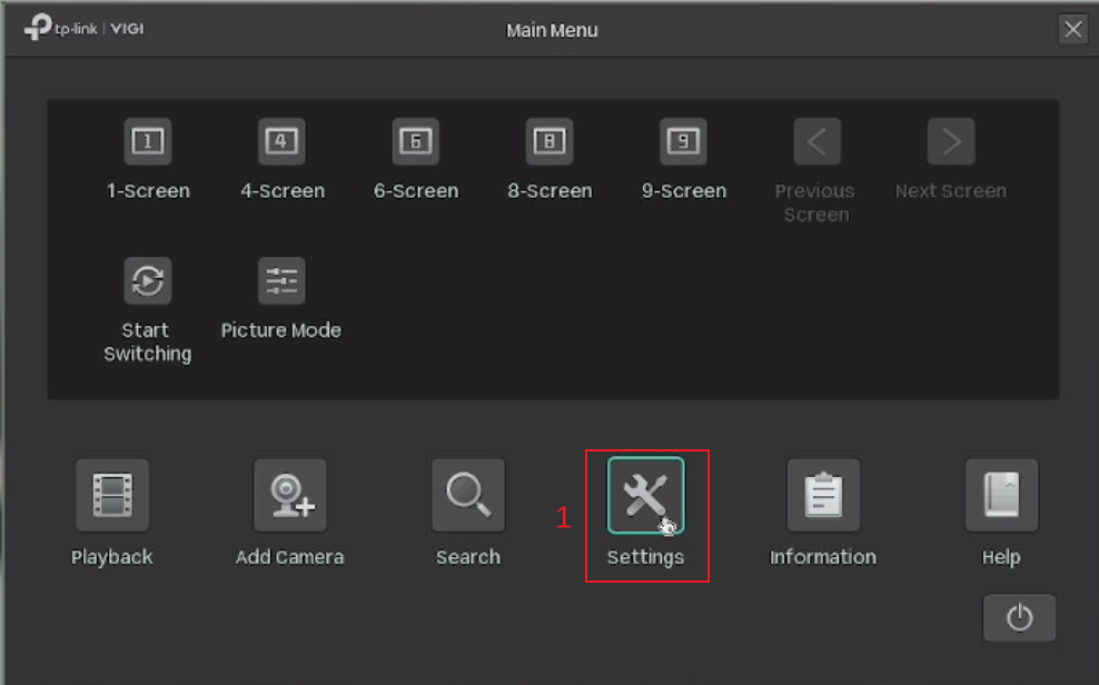 Navigating to Export File in Settings